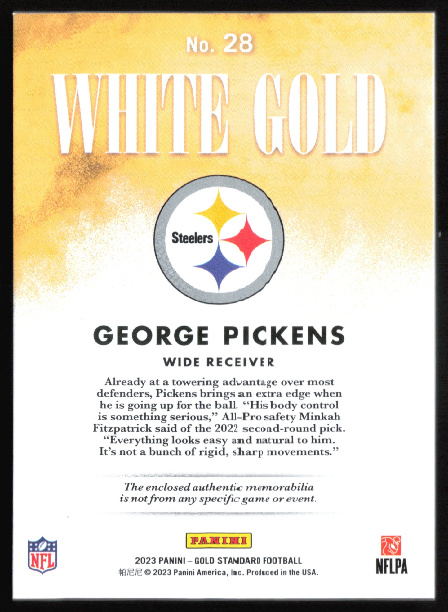 George Pickens Jumbo Mem /299