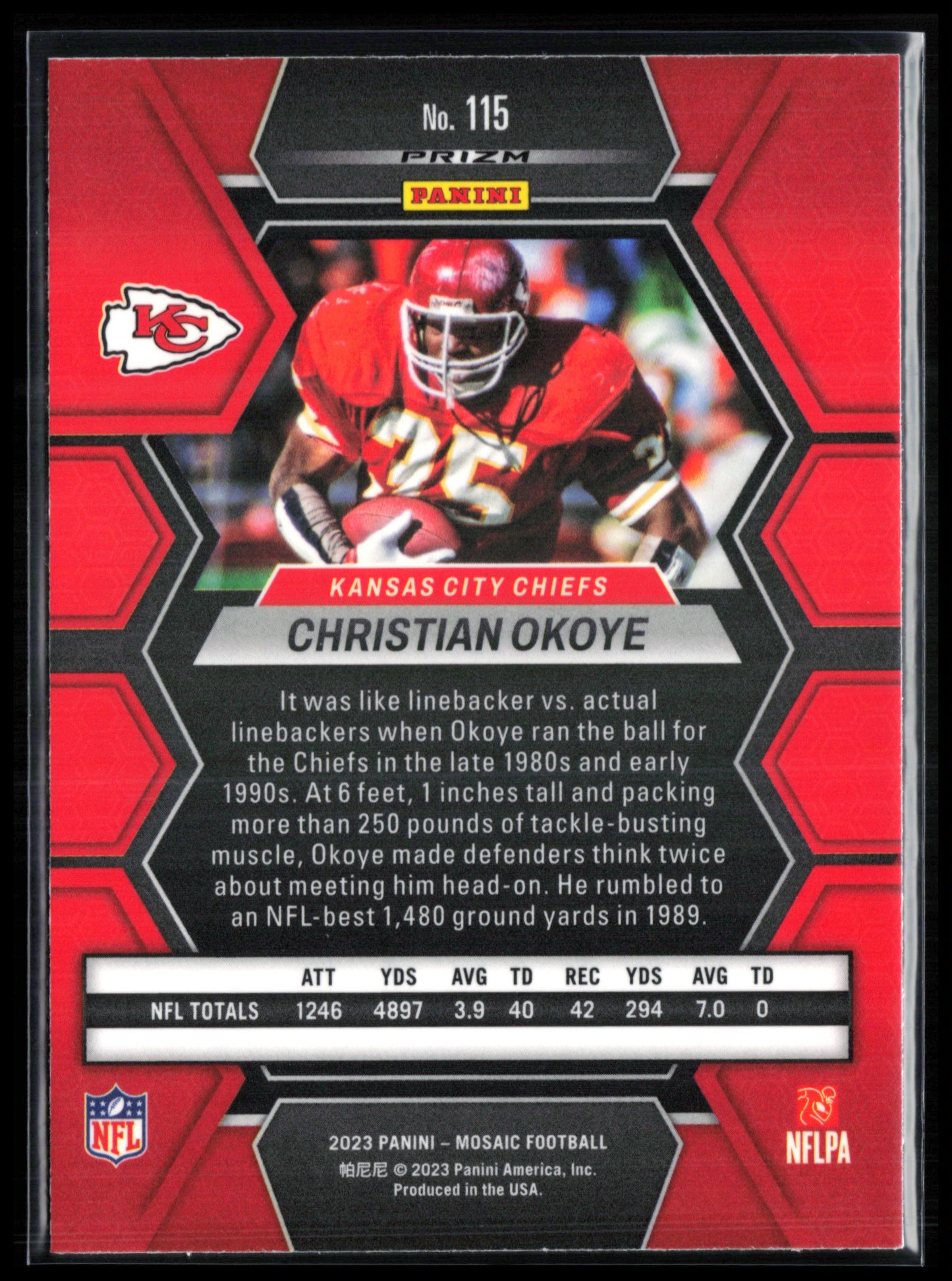 Christian Okoye Honeycomb SSP