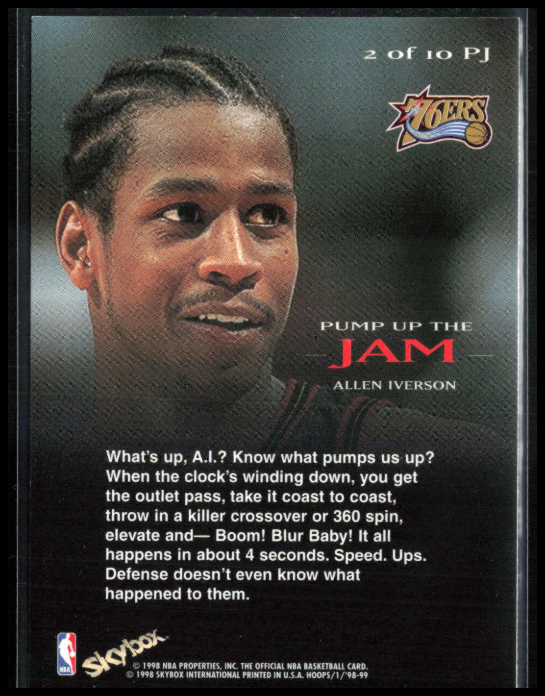 Allen Iverson Pump up the Jam