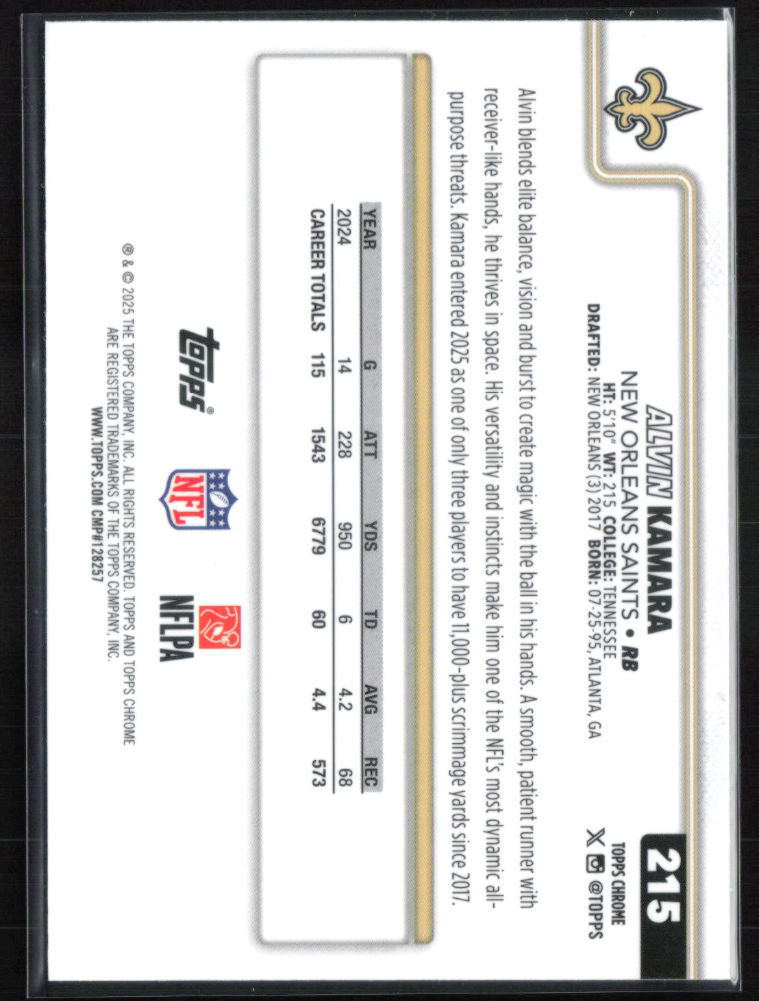 Alvin Kamara Pulsar Refractor