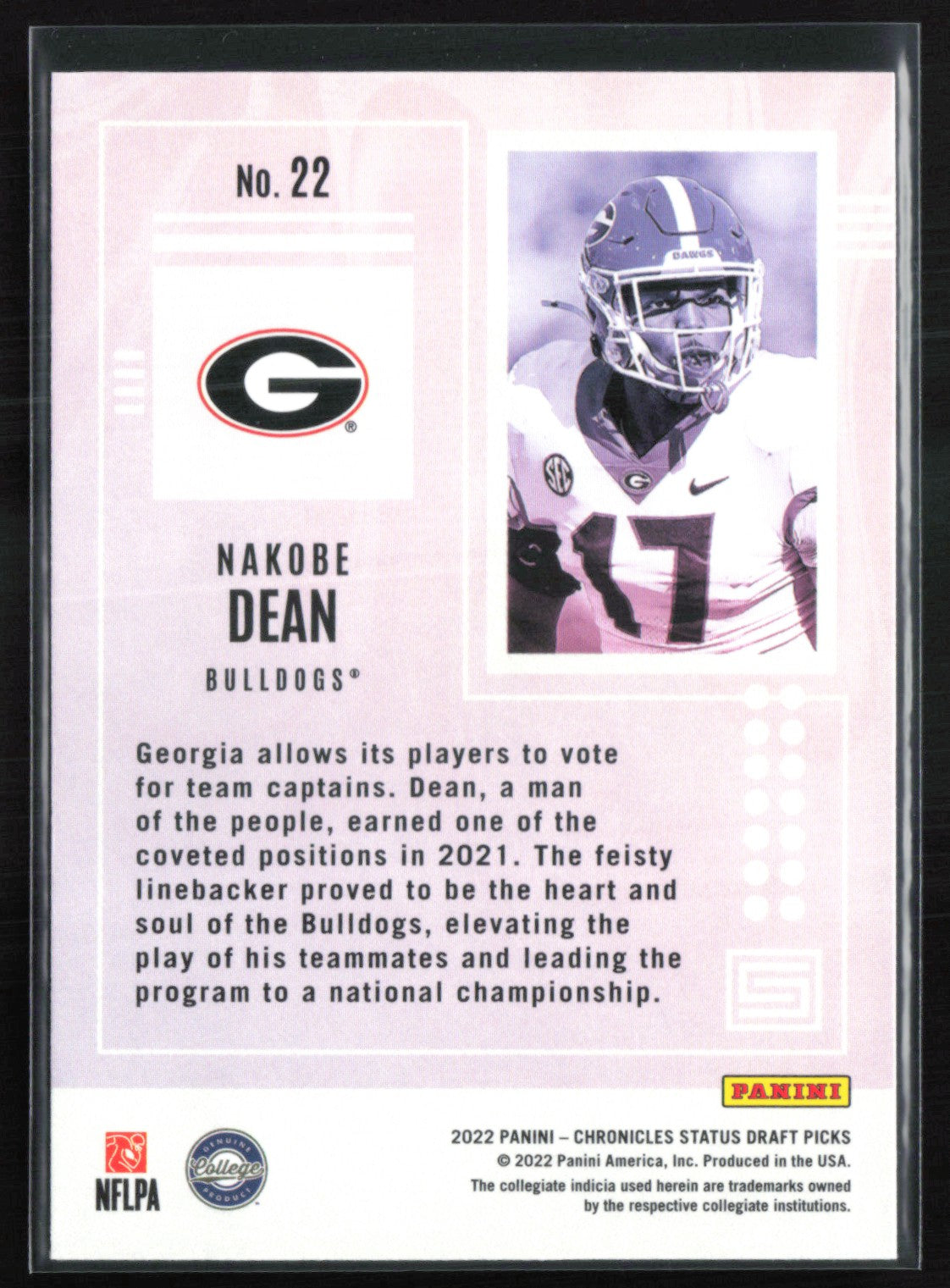 Nakobe Dean RC