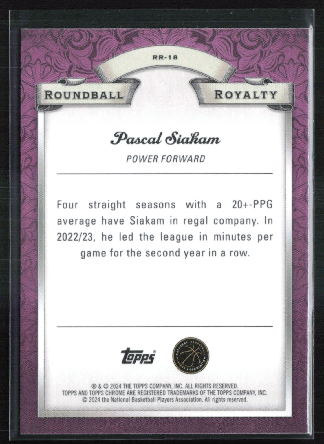 Pascal Siakam Roundball Royalty