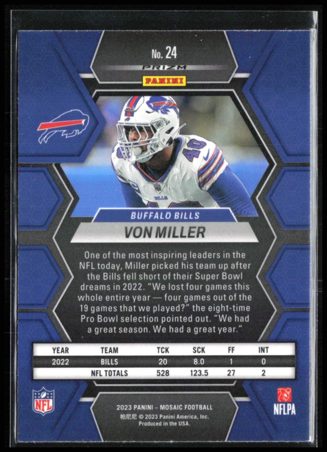 Von Miller Reactive Blue