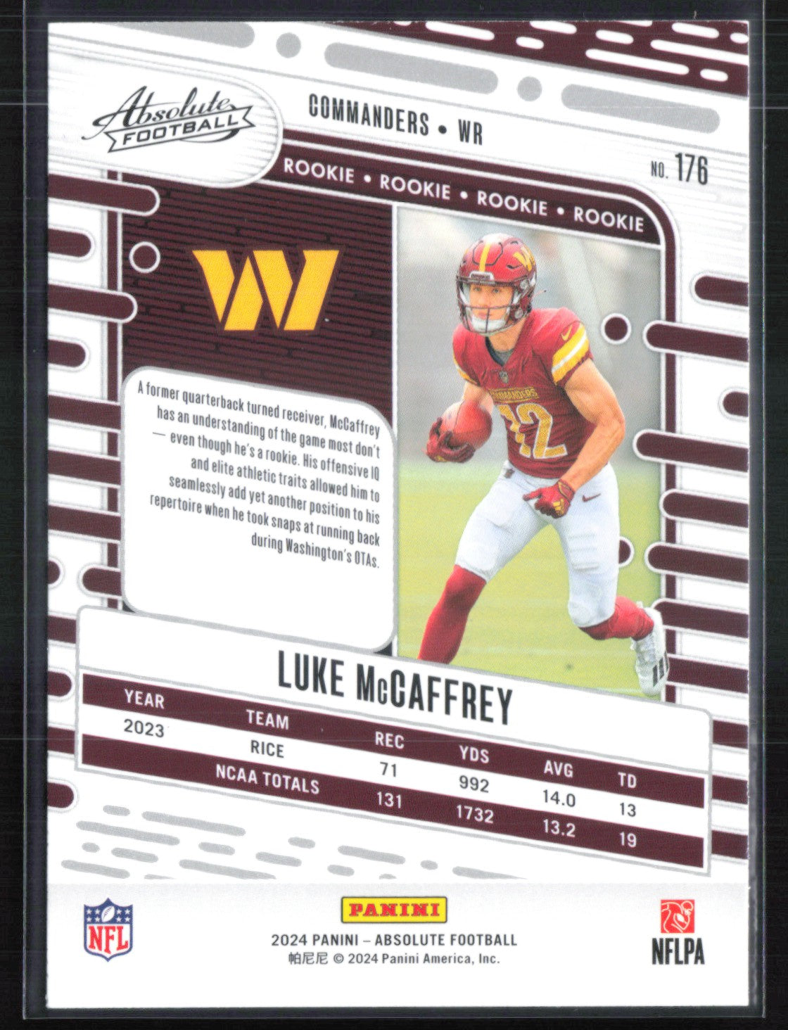 Luke McCaffrey RC
