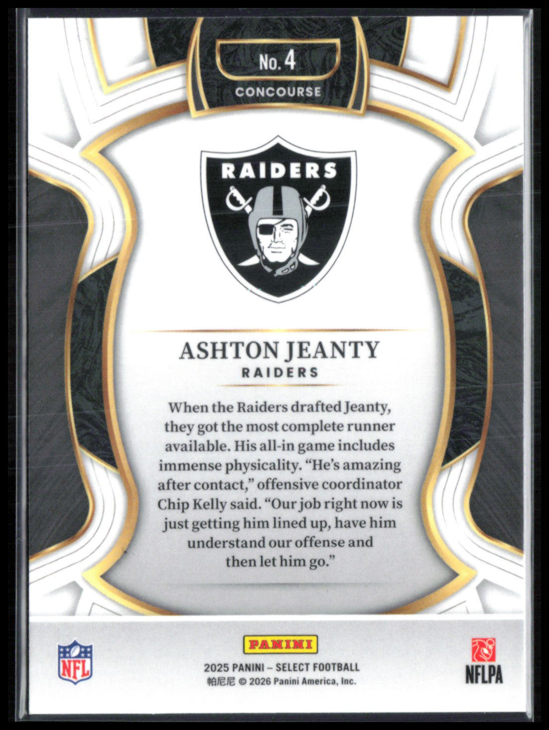 Ashton Jeanty RC Concourse