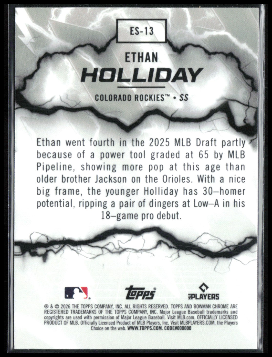 Ethan Holliday Electric Sluggers