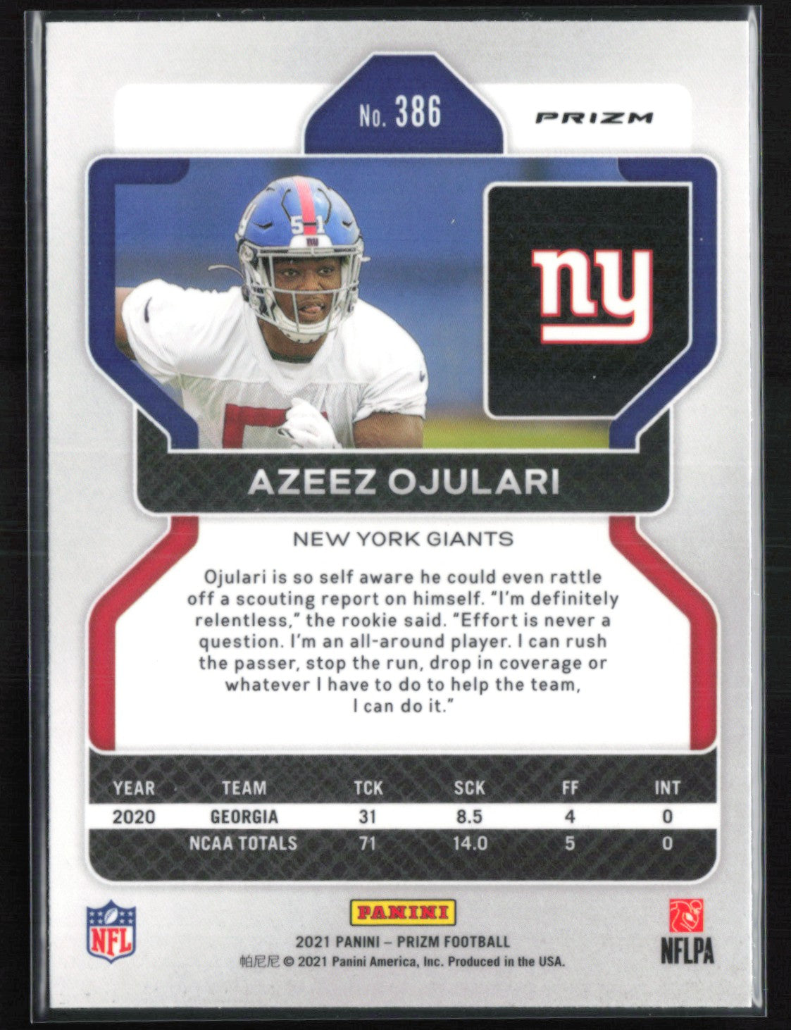 Azeez Ojulari RC Orange Disco