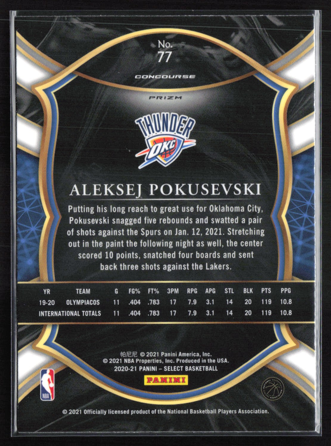 Aleksej Pokusevski RC Tri-Color Shimmer