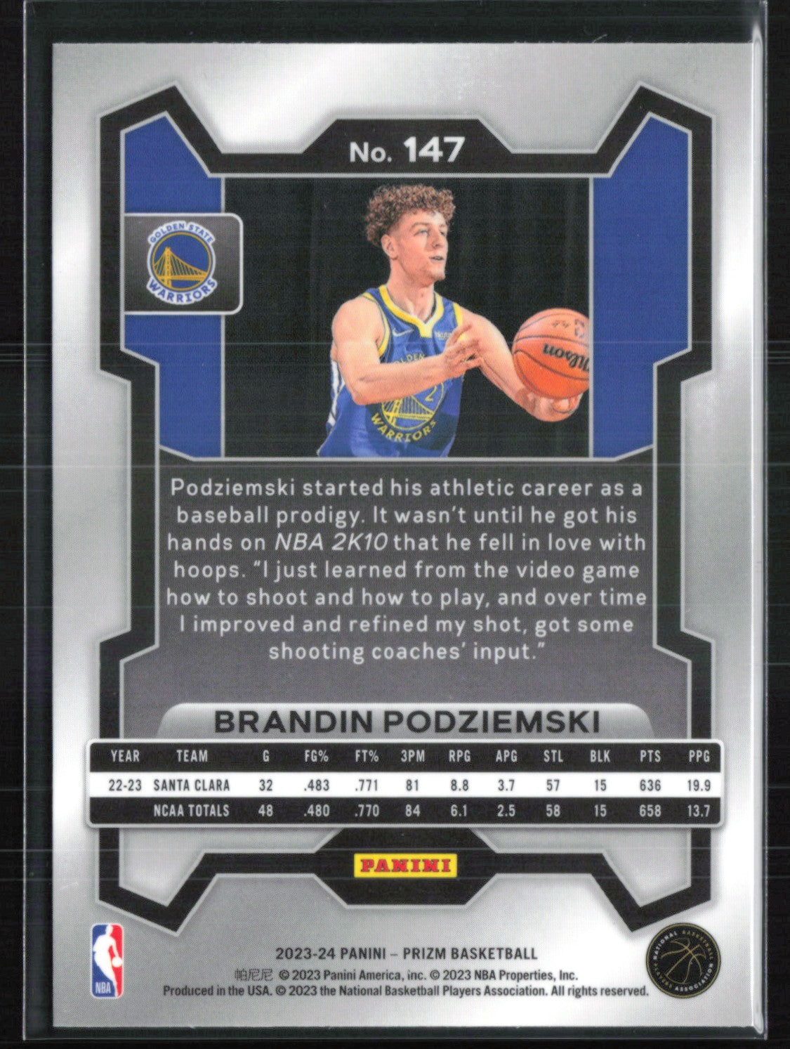 Brandin Podziemski RC