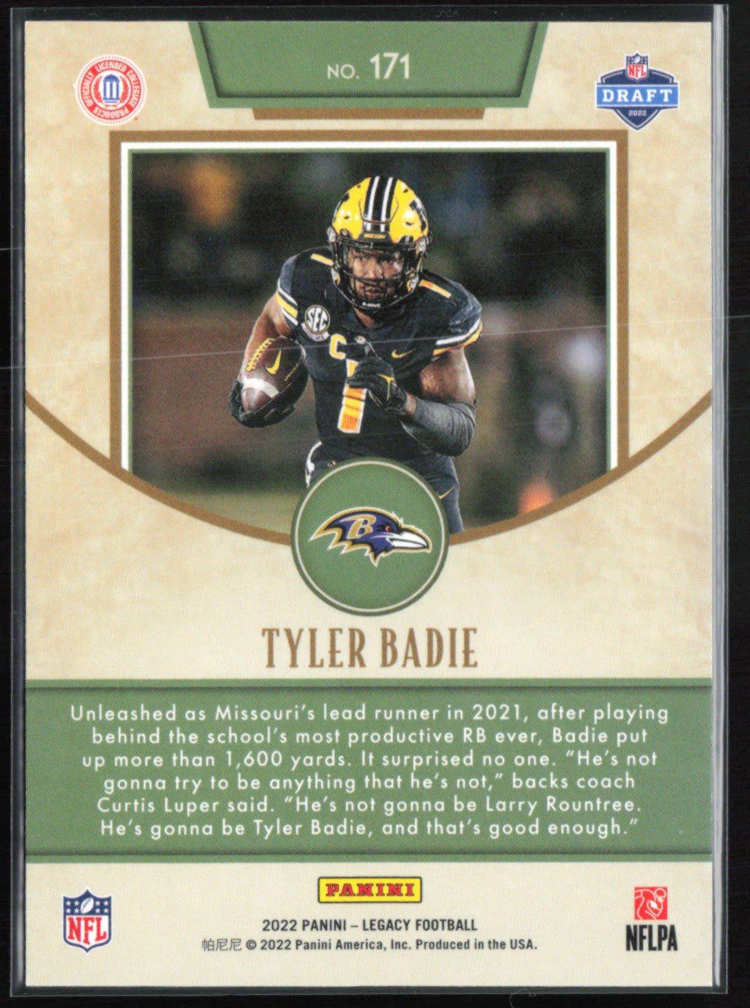 Tyler Badie RC /299