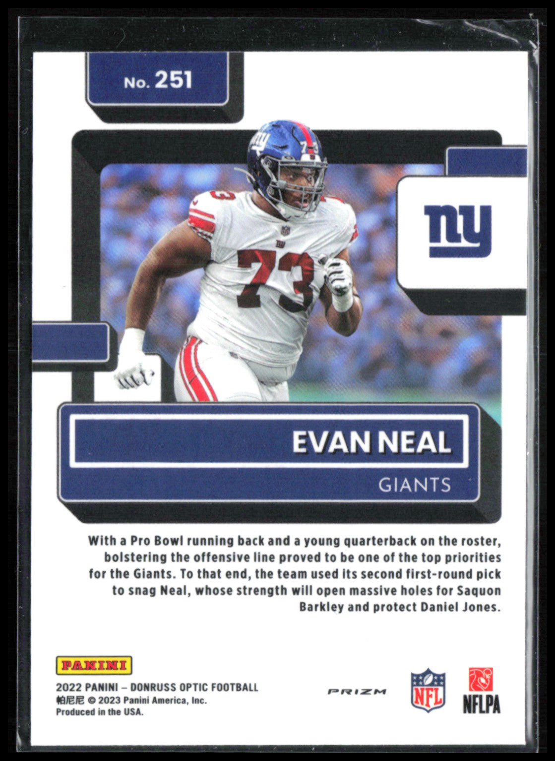 Evan Neal RC Red Hyper