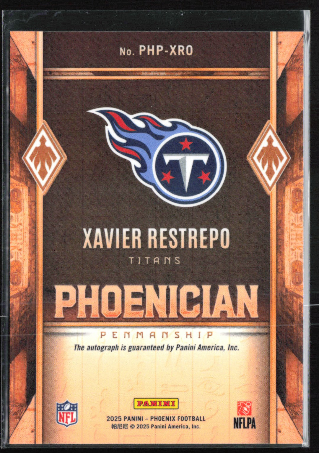 Xavier Restrepo RC Phoenician Auto Penmanship