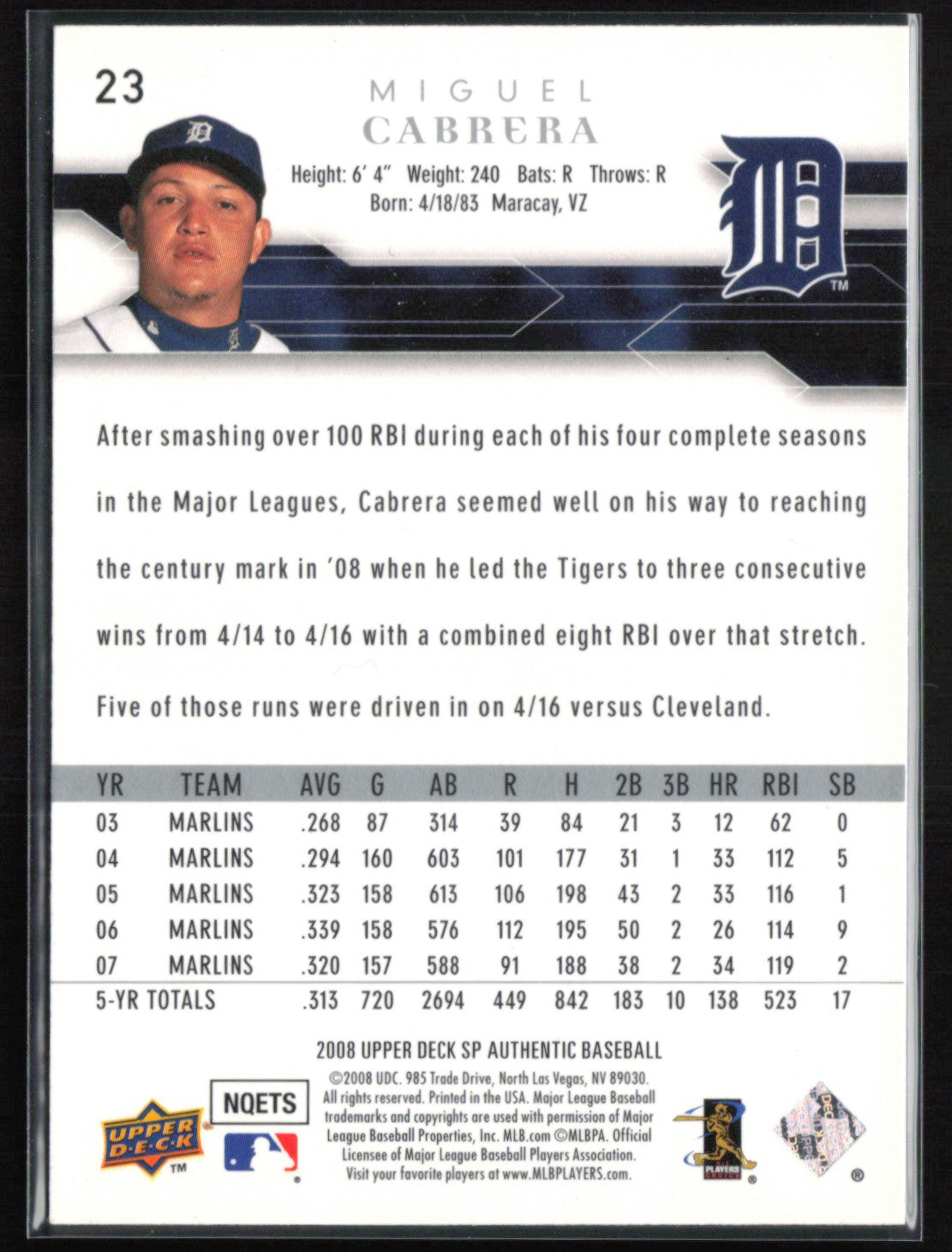 Miguel Cabrera
