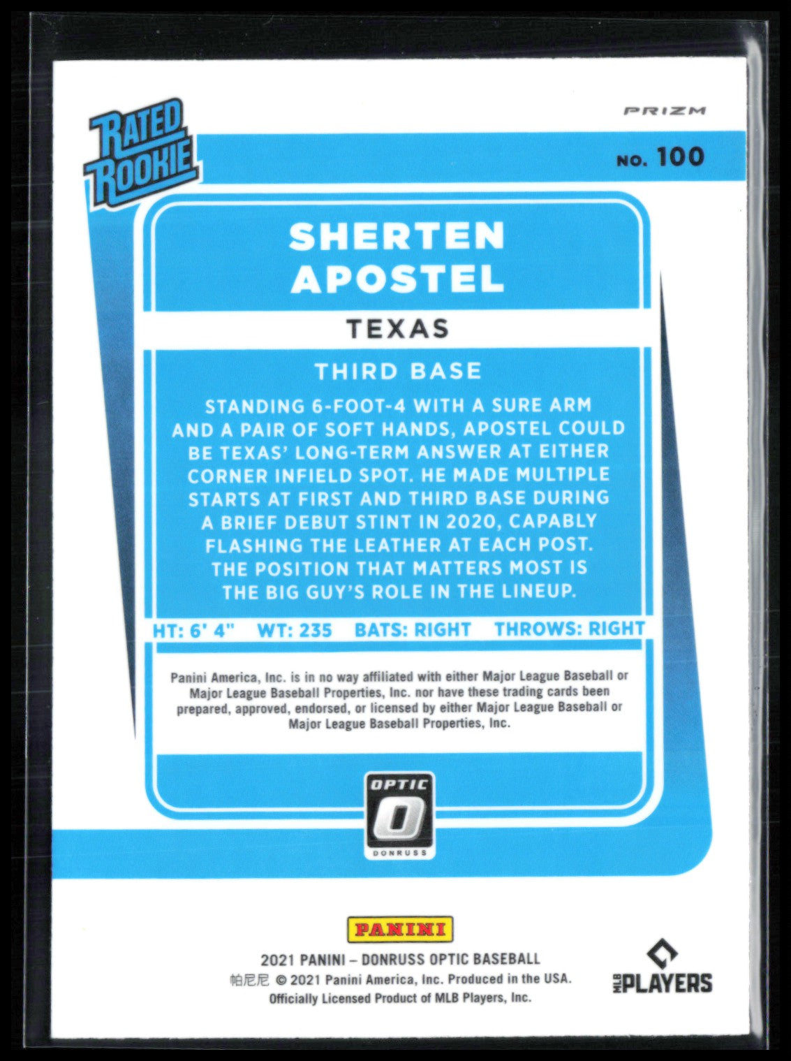 Sherten Apostel RC Blue