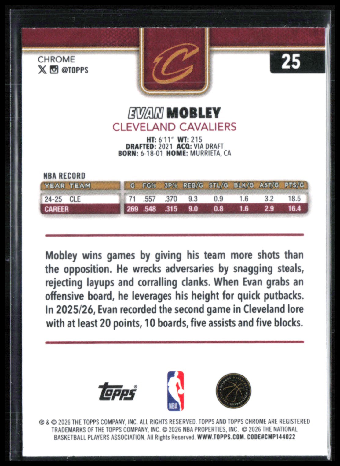 Evan Mobley Raywave