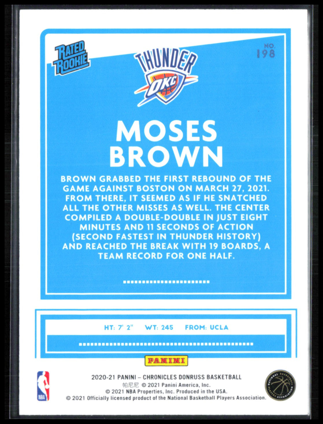 Moses Brown RC Cracked Ice