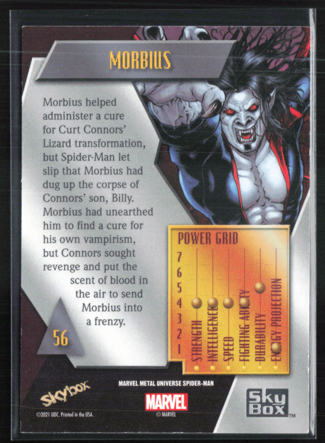 Morbius 2021 Marvel Metal Universe