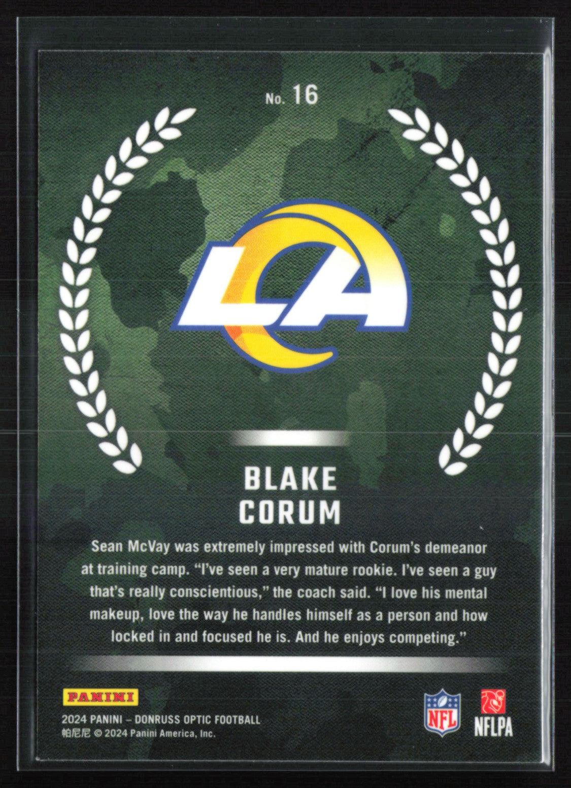 Blake Corum RC