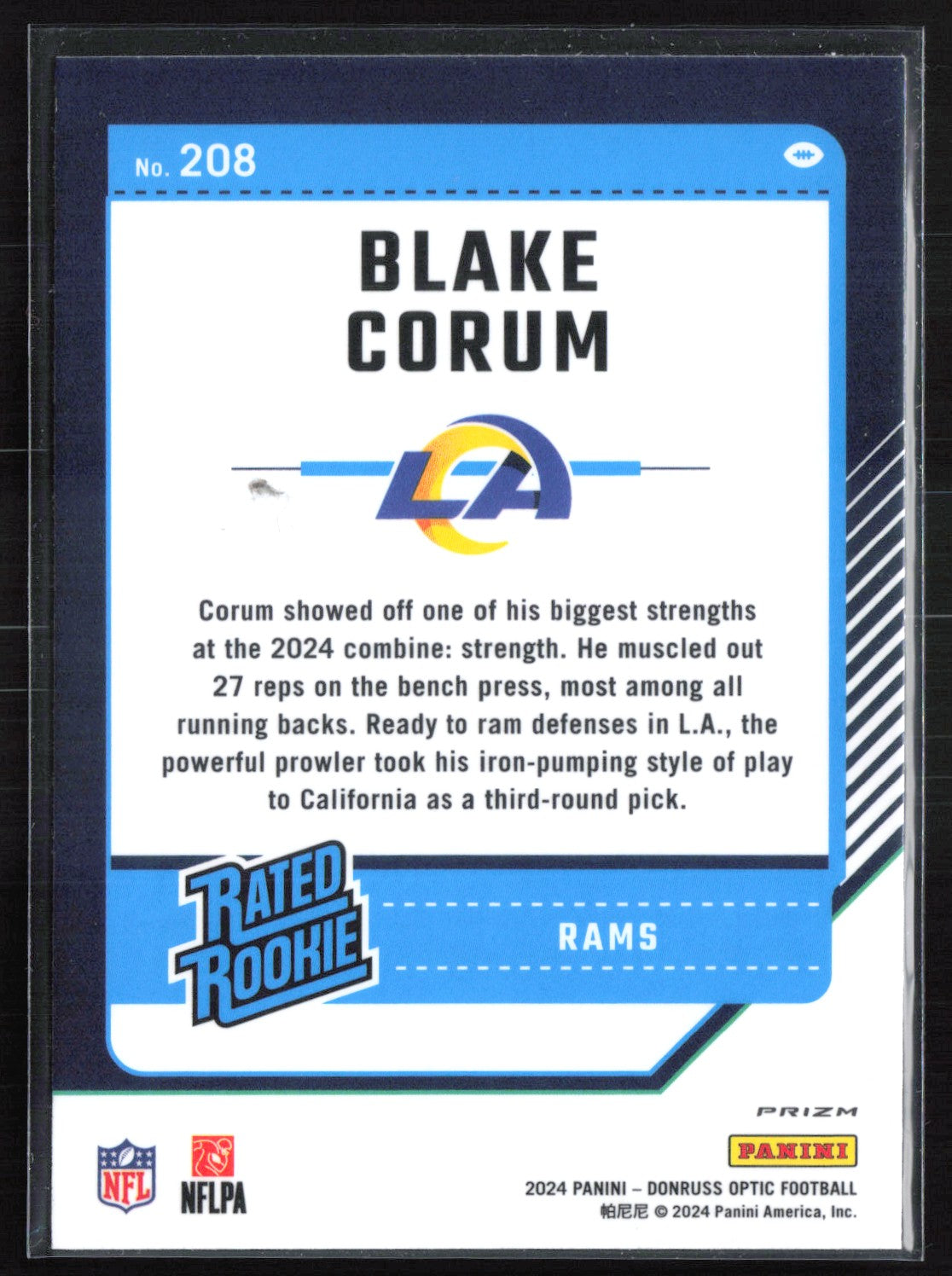Blake Corum RC Pink Holo