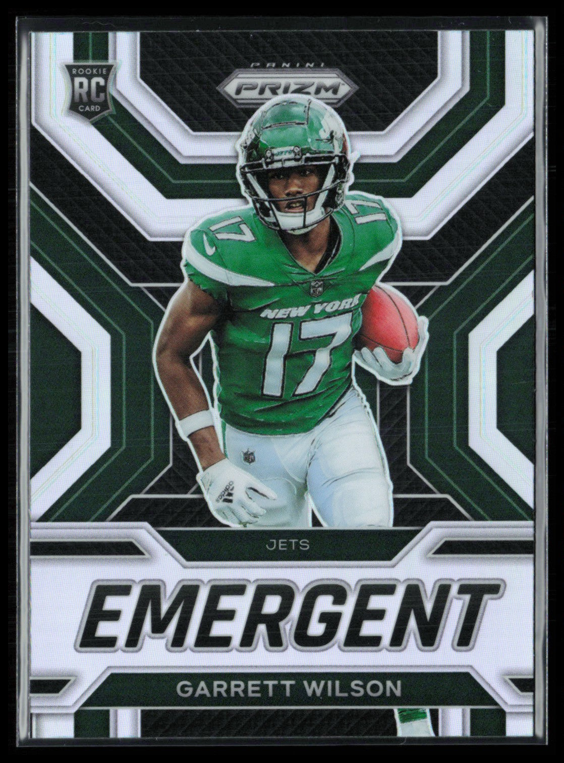 Garrett Wilson RC Silver Emergent