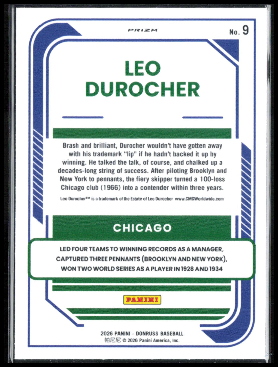 Leo Durocher Flash