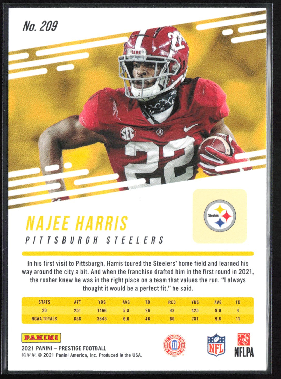 Najee Harris RC Astro