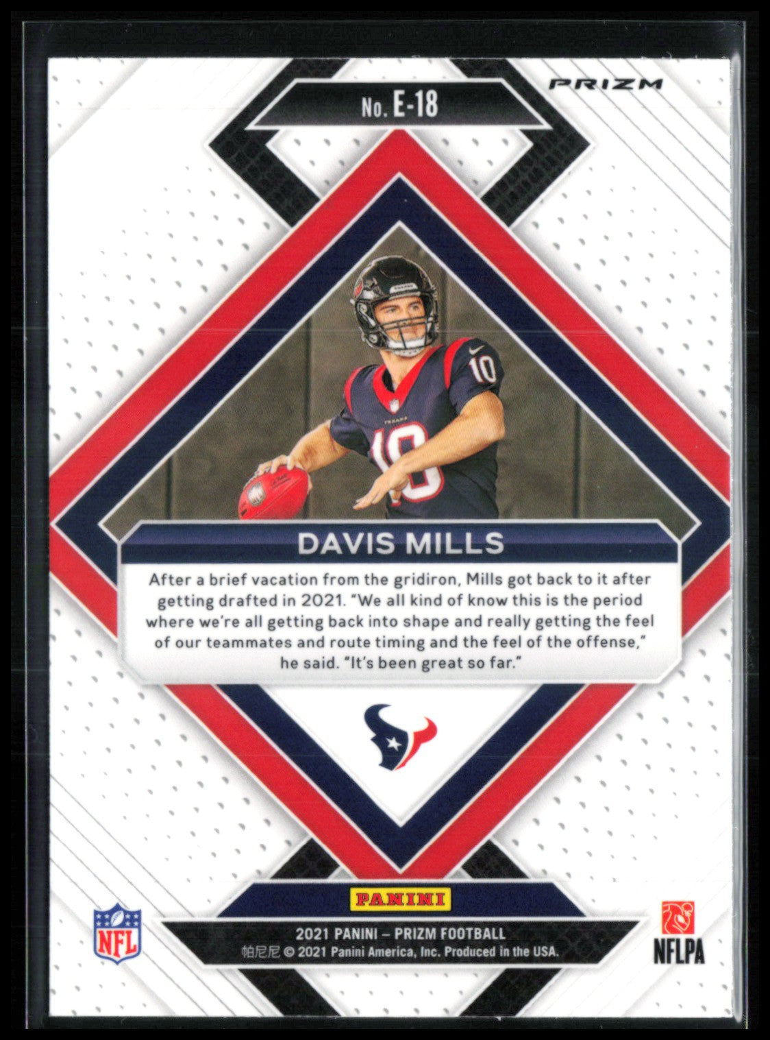 Davis Mills RC Green Ice