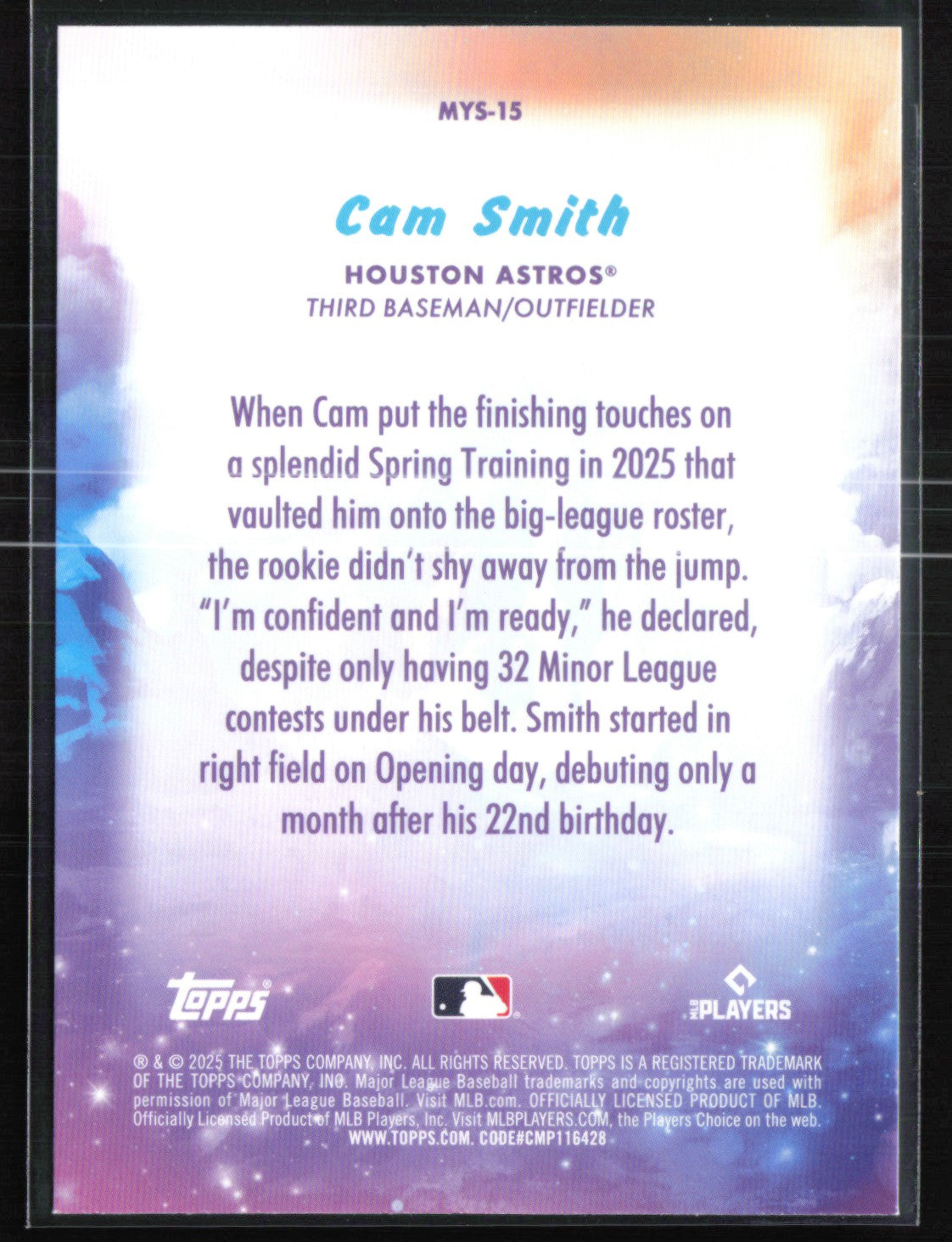 Cam Smith RC Mystical