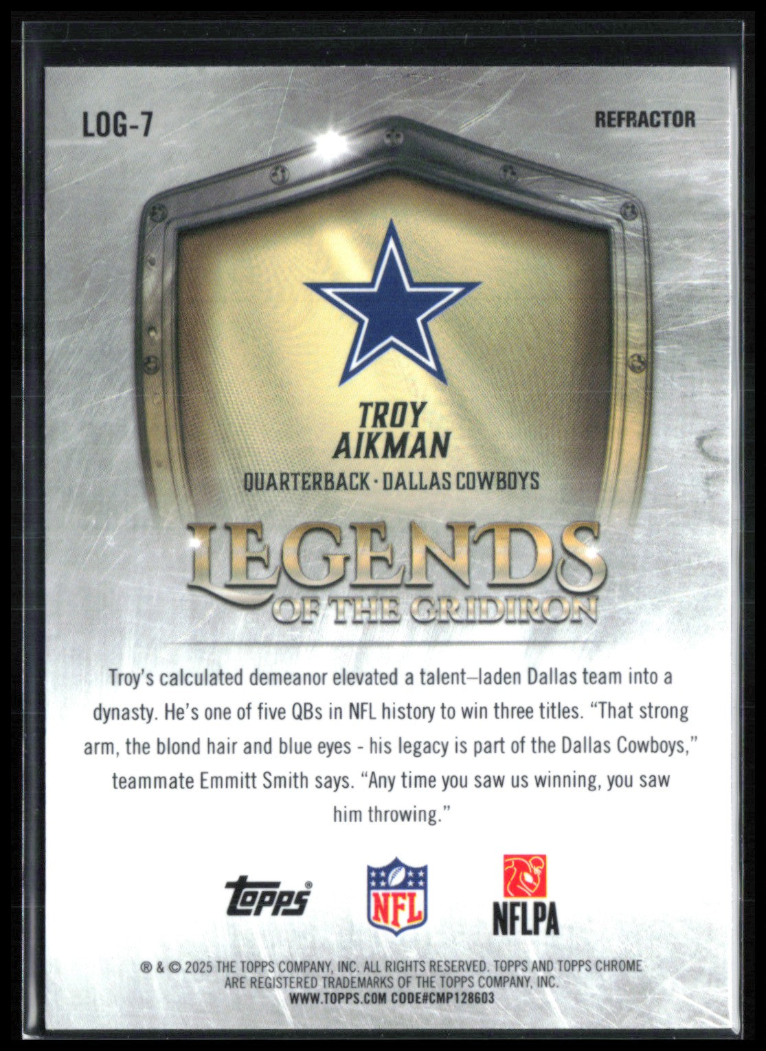 Troy Aikman Refractor
