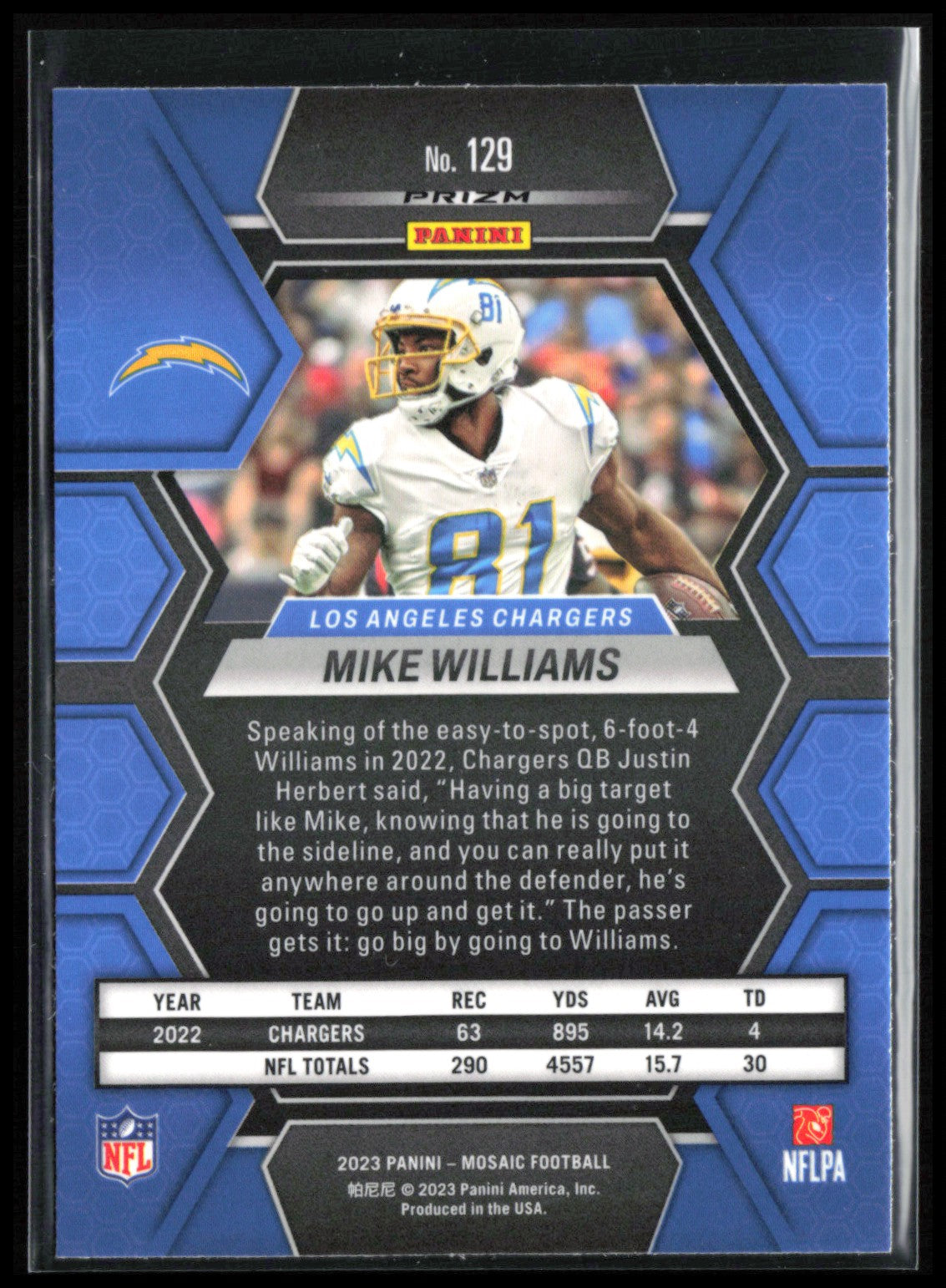 Mike Williams Red Sparkle SP