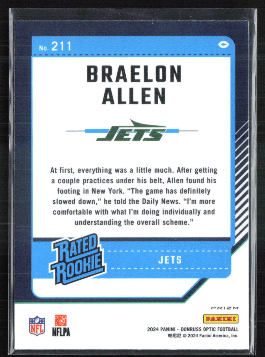 Braelon Allen RC Green Hyper