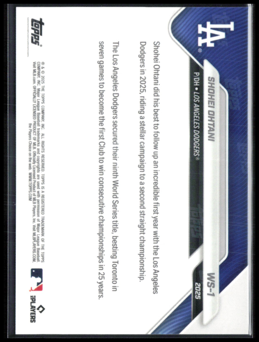 Shohei Ohtani Topps Now