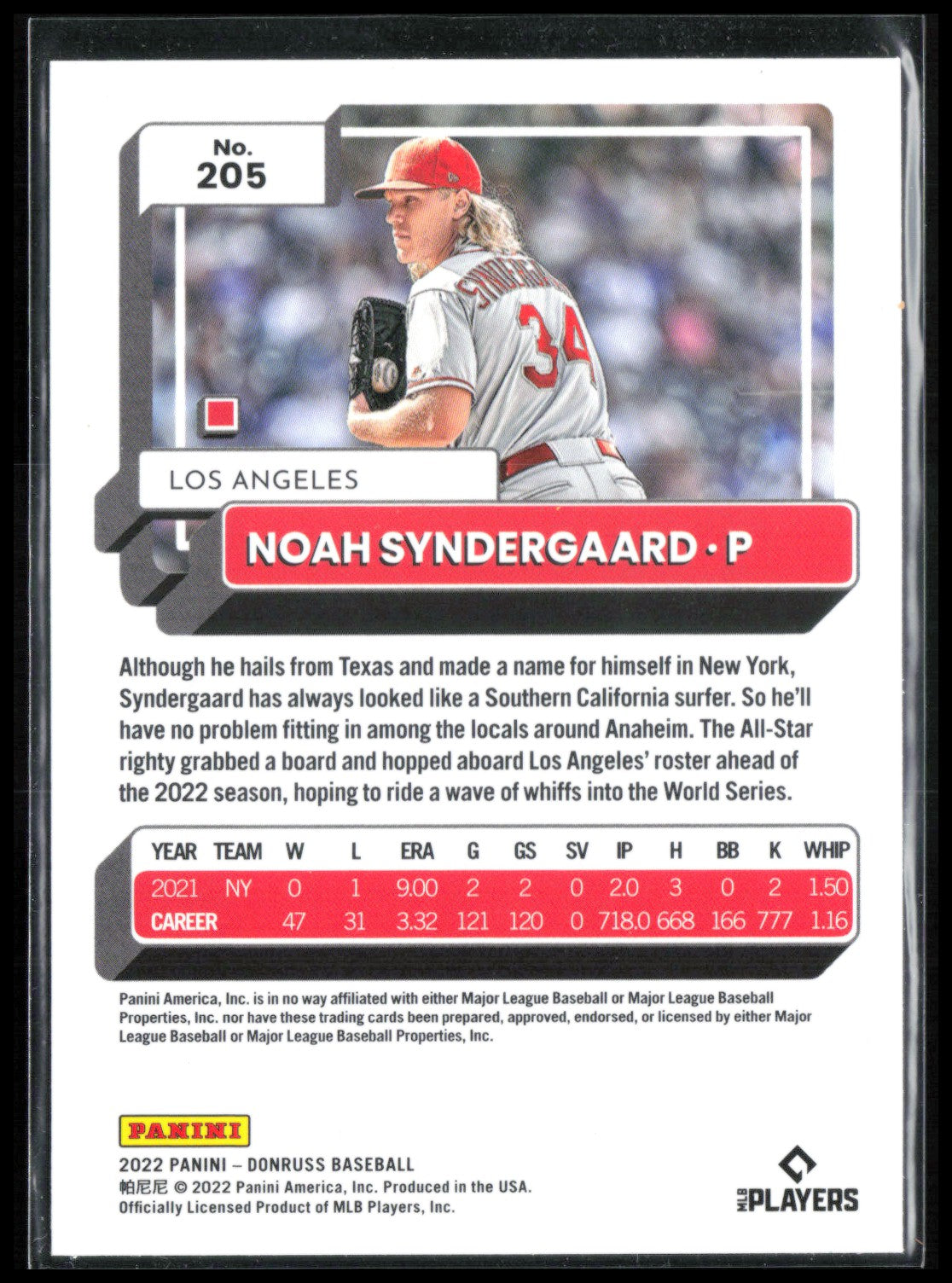Noah Syndergaard Blue Foil