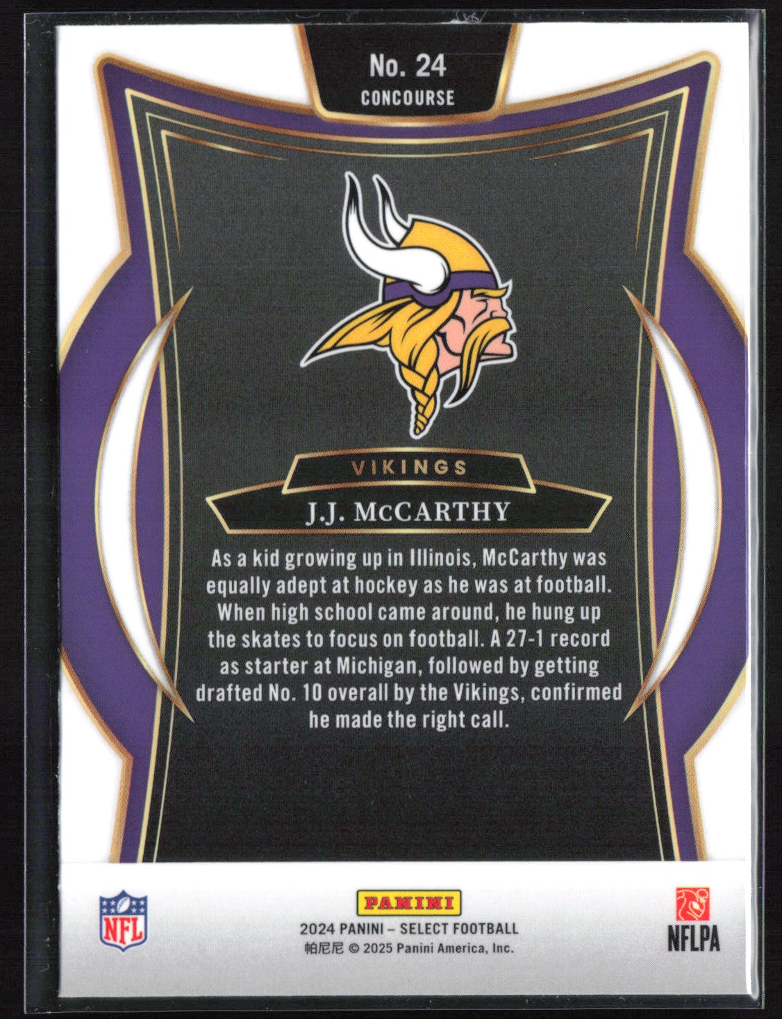 J.J. McCarthy RC