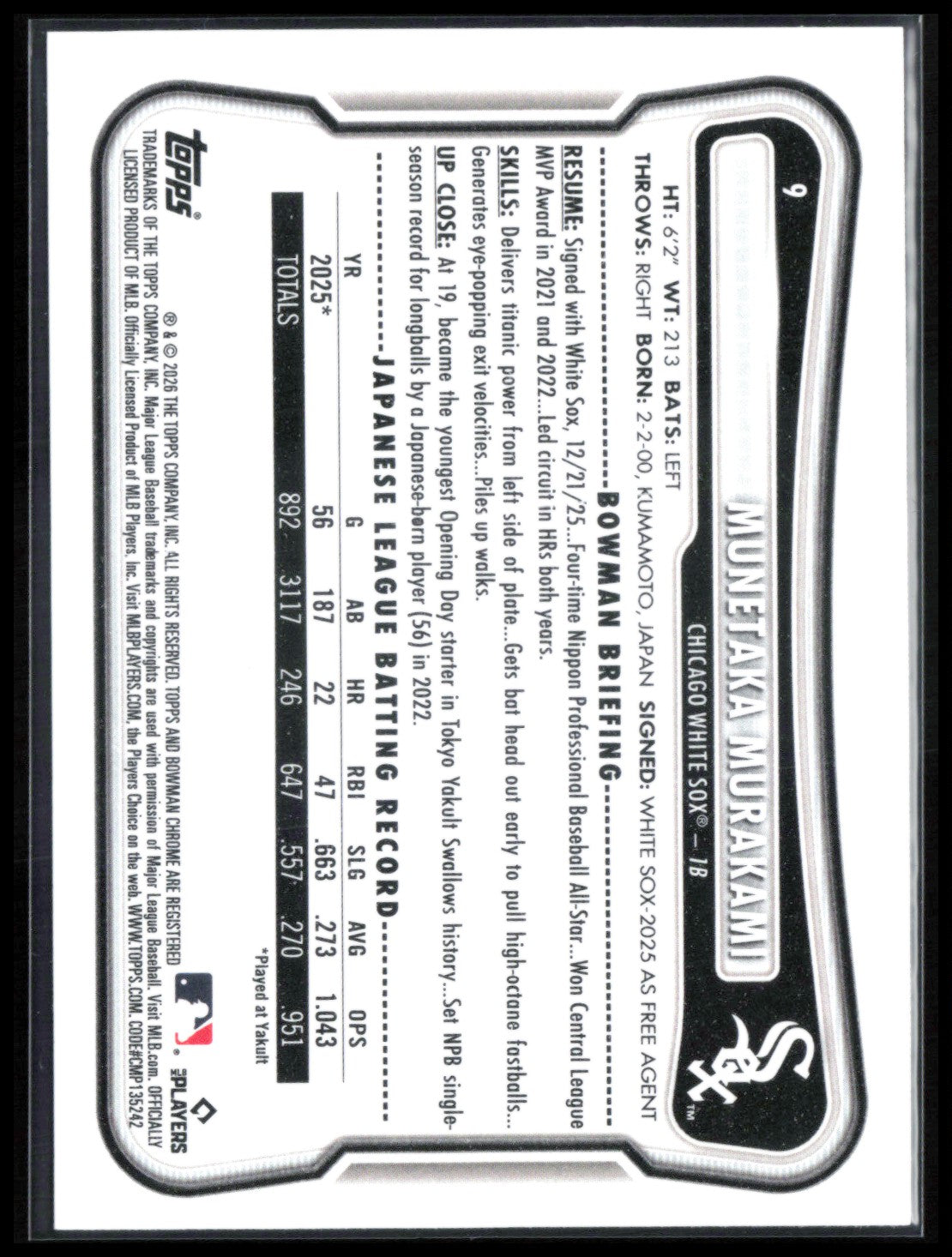 Munetaka Murakami RC