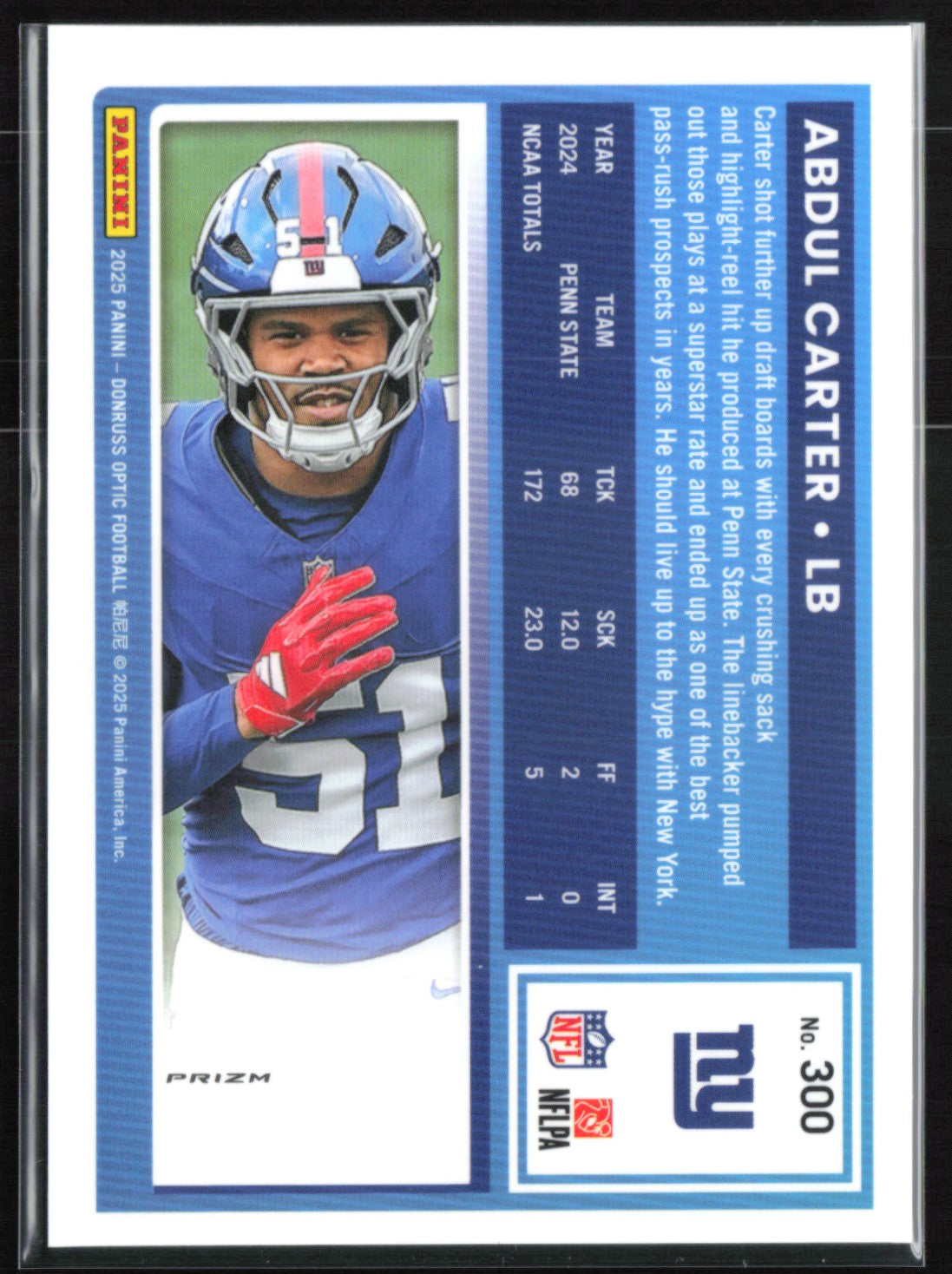 Abdul Carter RC Blue Hyper