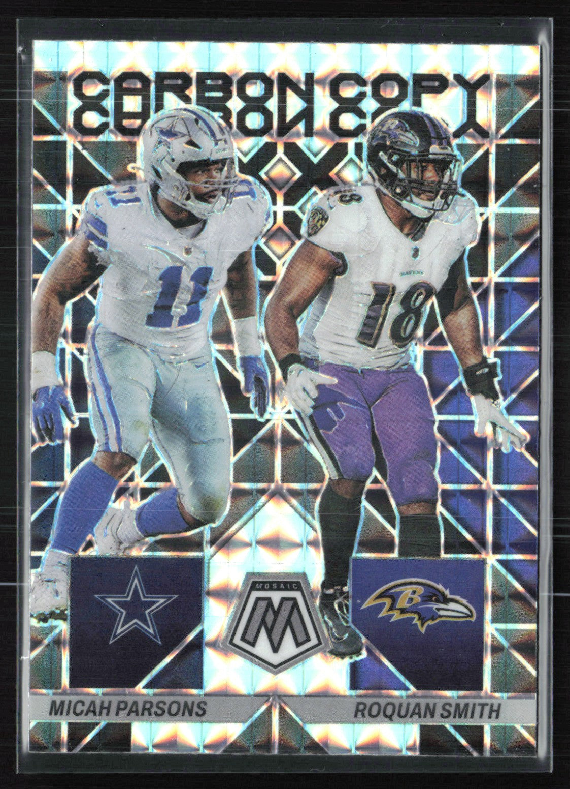 Micah Parsons / Roquan Smith Mosaic Prizm