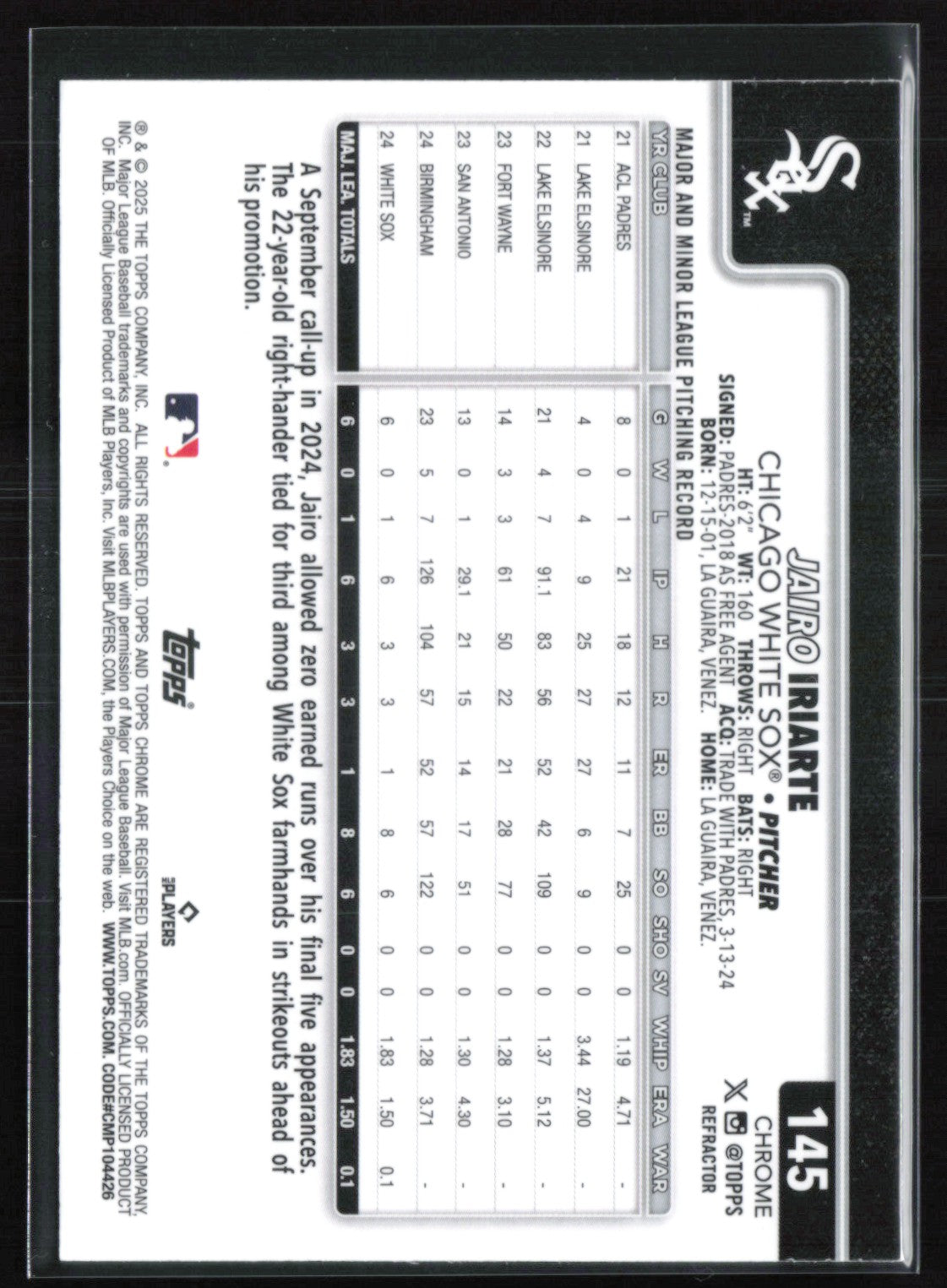 Jairo Iriarte RC Refractor