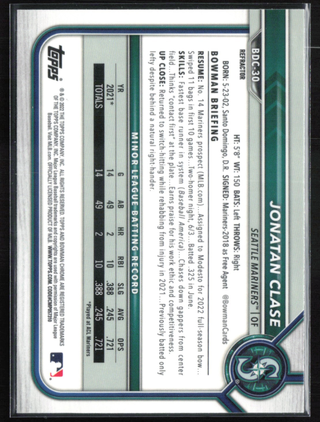 Jonatan Clase Refractor