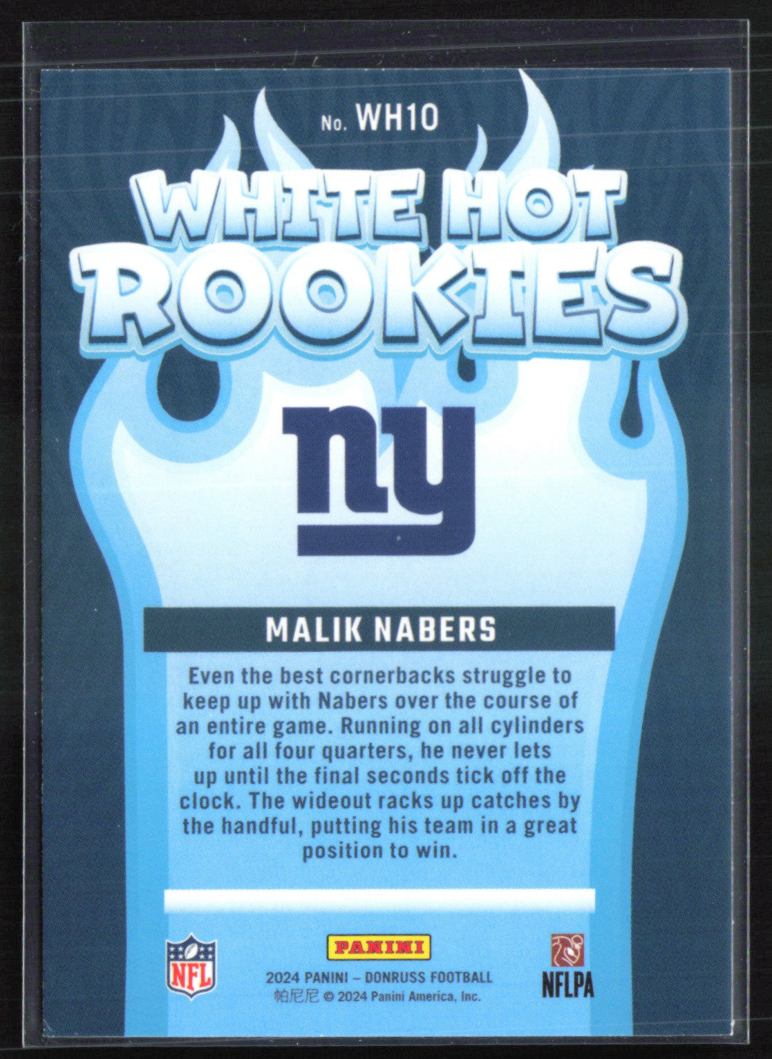 Malik Nabers RC White-Hot Rookies