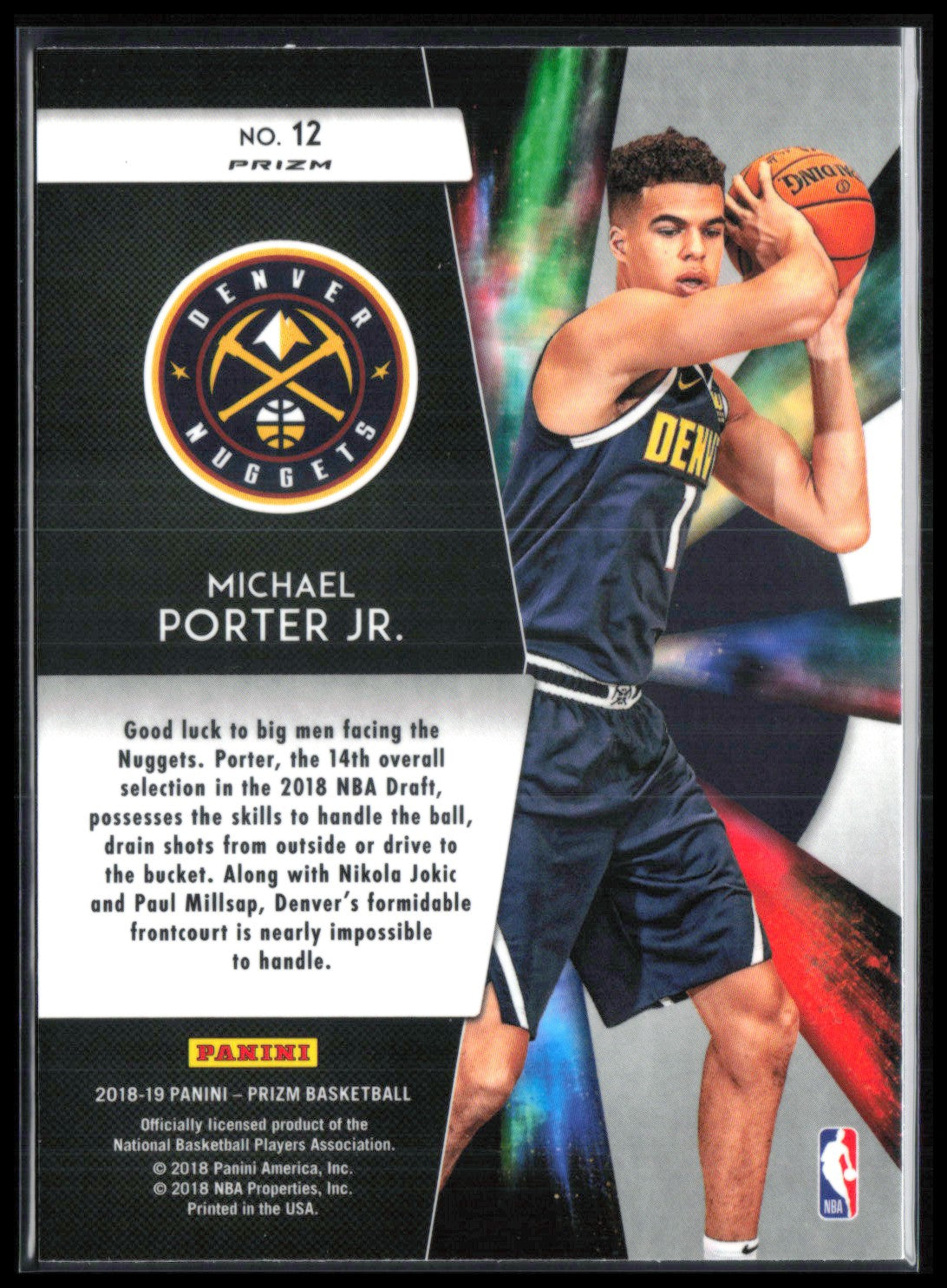 Michael Porter Jr. RC Green Prizm