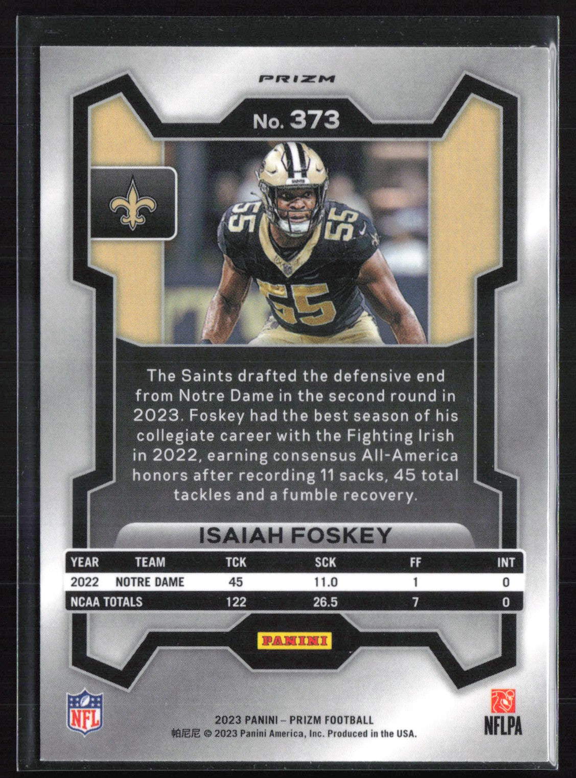 Isaiah Foskey RC Silver