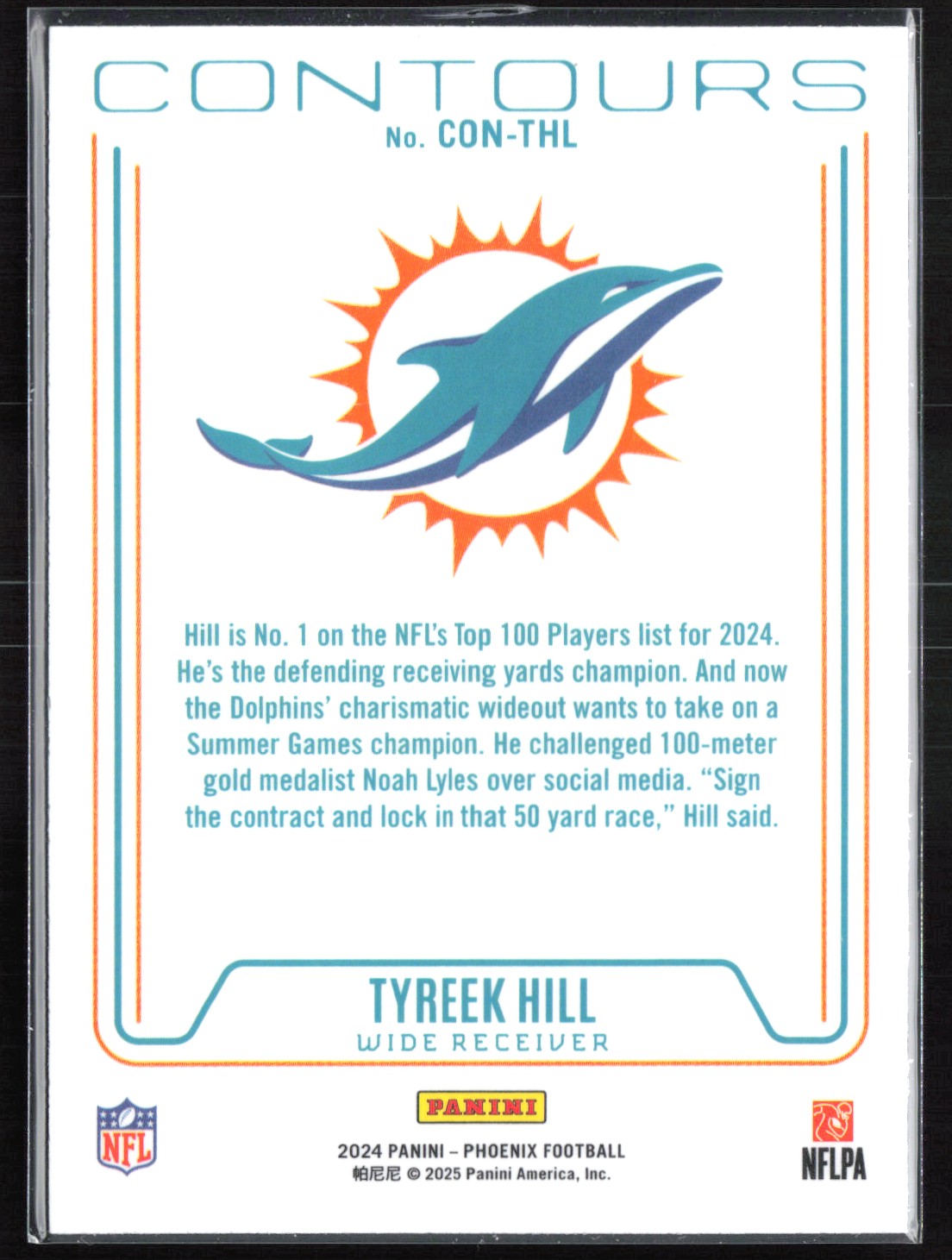 Tyreek Hill Contours