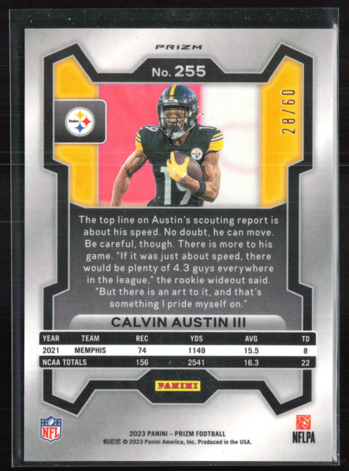 Calvin Austin III Orange Wave /60