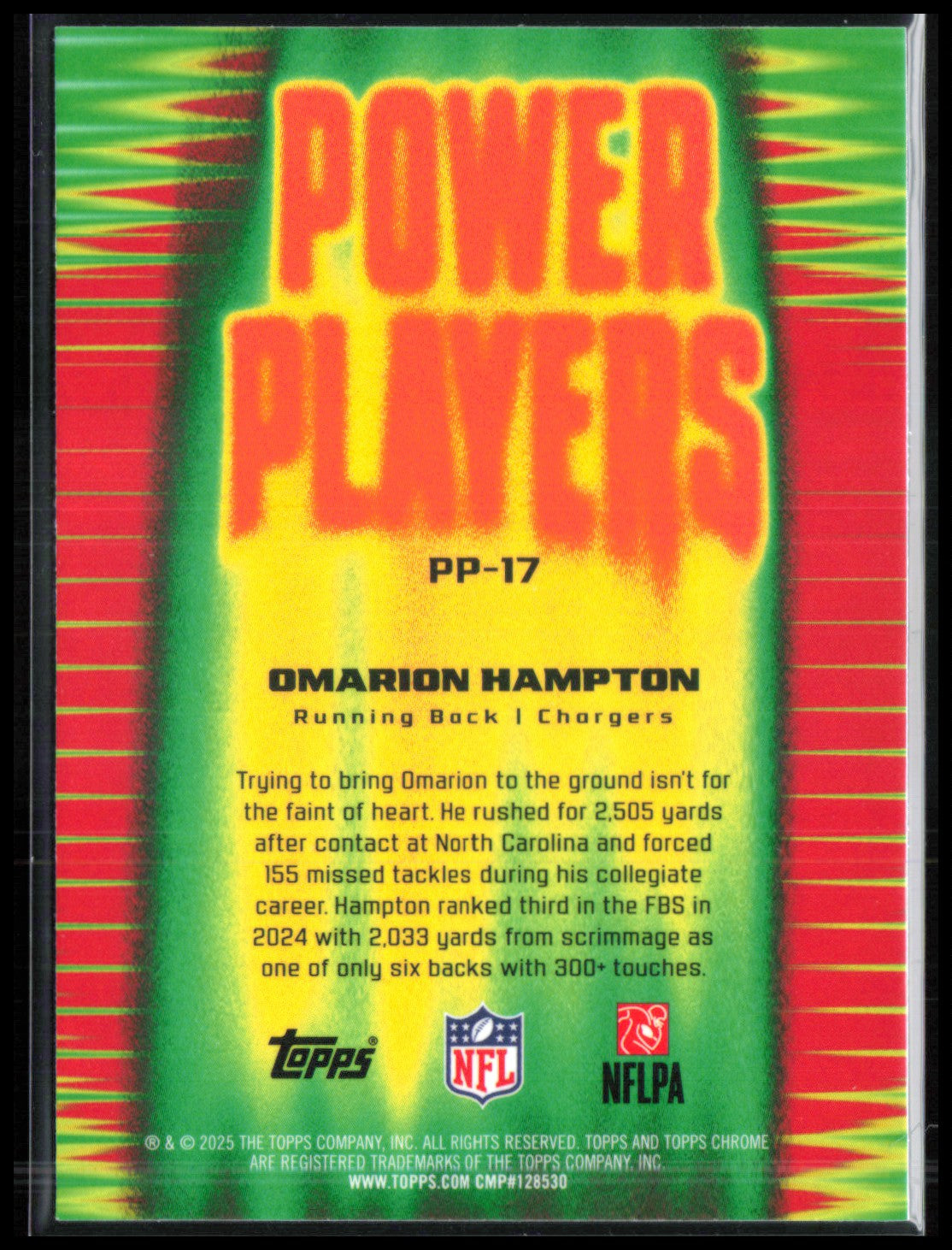 Omarion Hampton RC