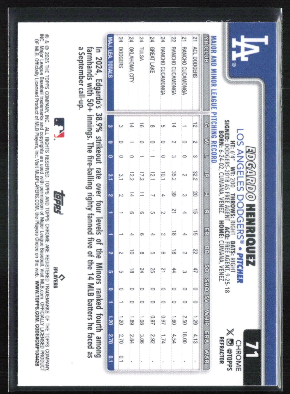 Edgardo Henriquez RC Refractor