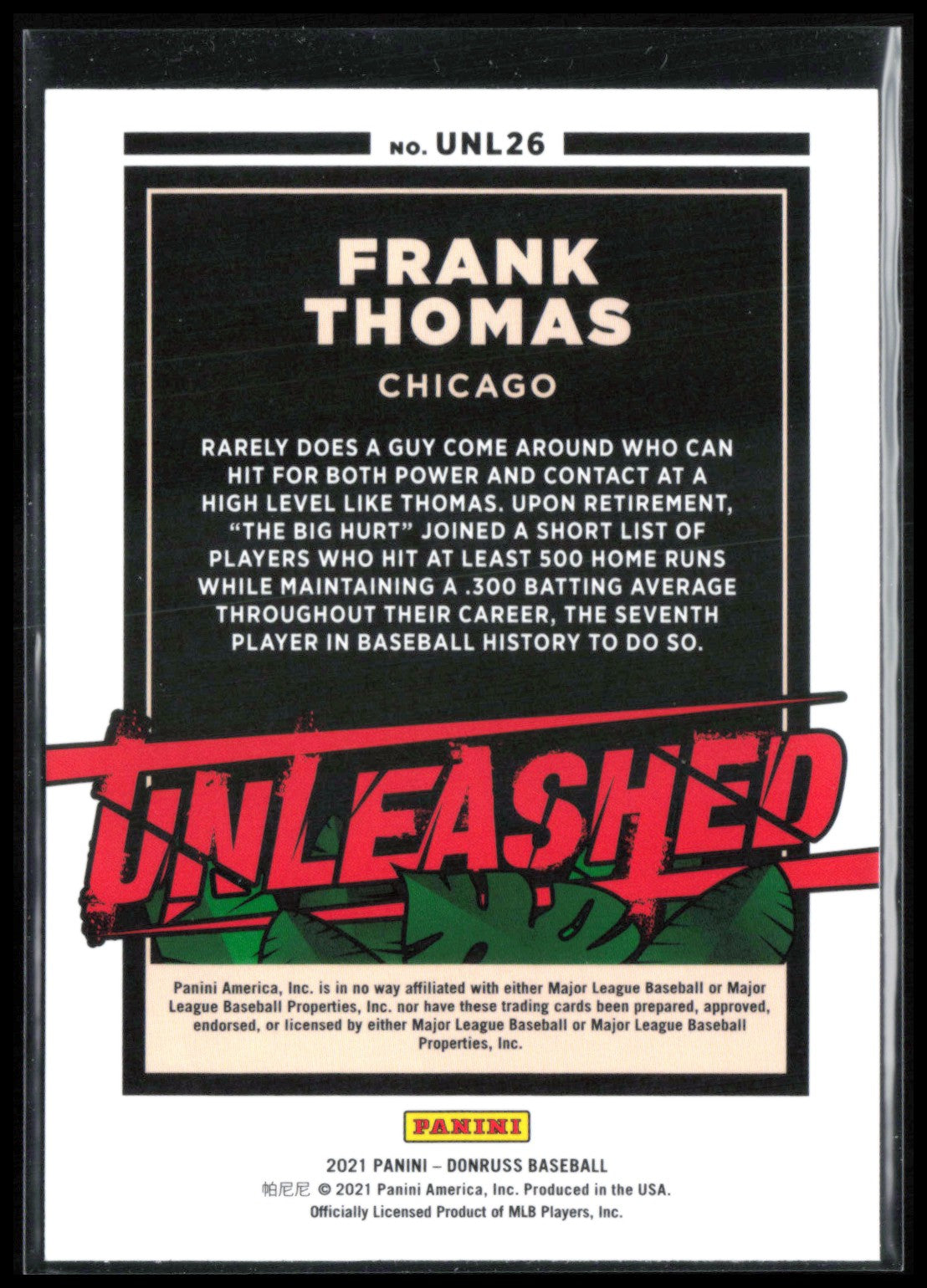 Frank Thomas Unleashed Rapture