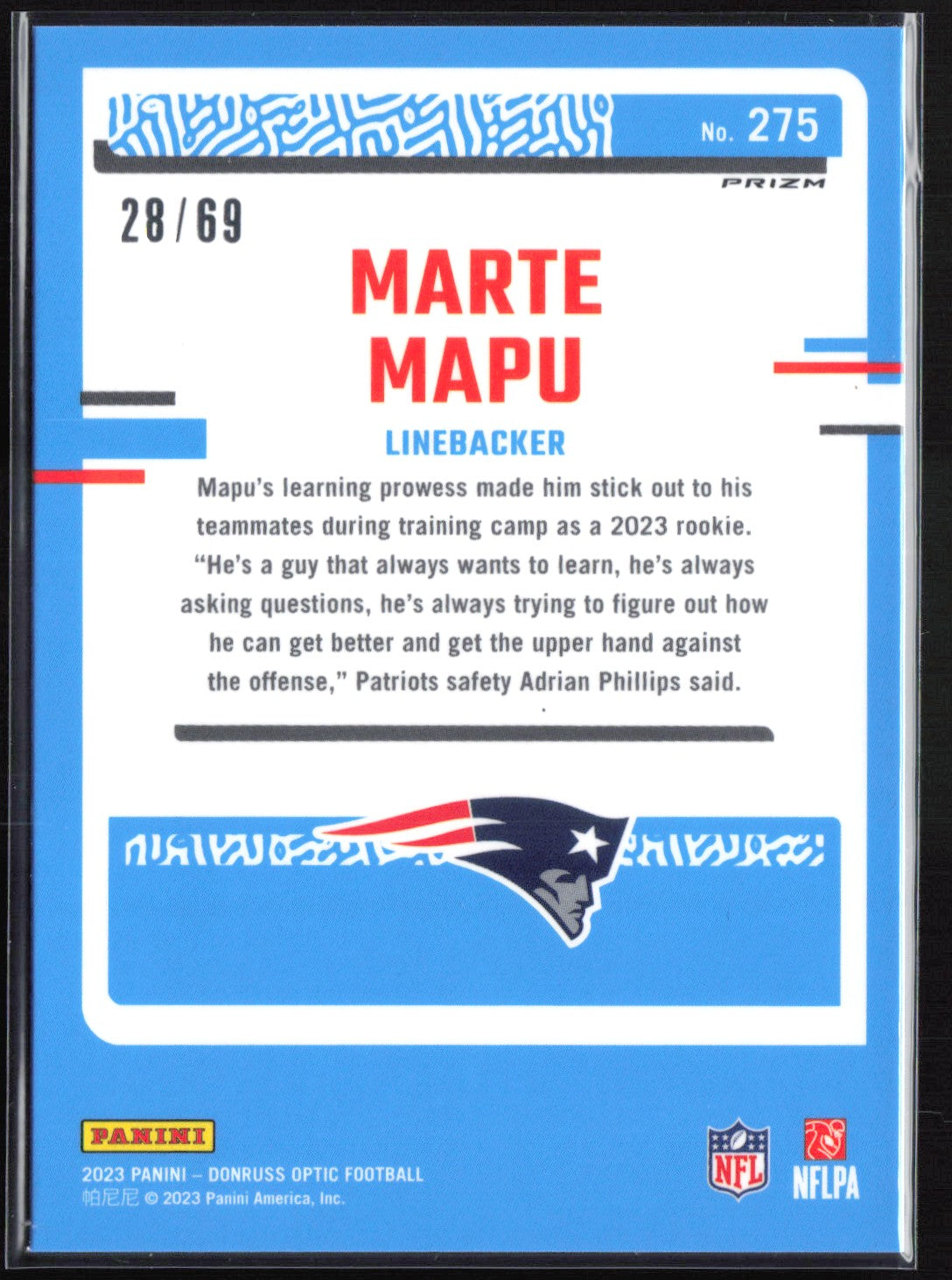 Marte Mapu RC Electricity /69 Prizm