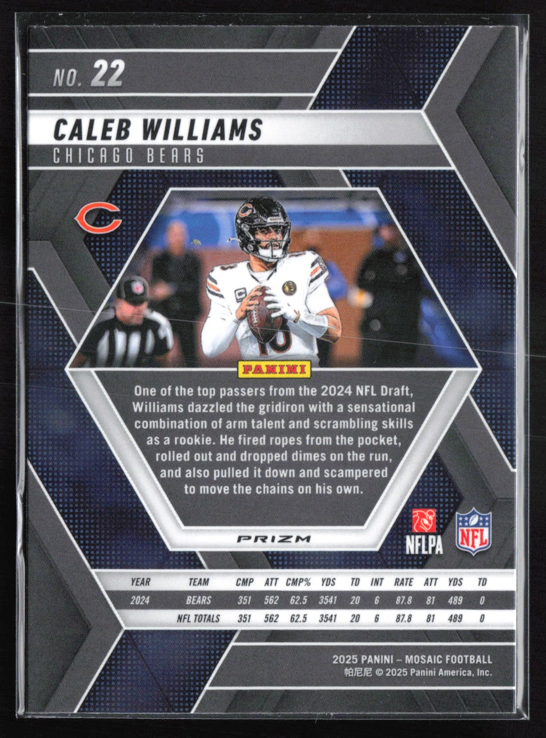 Caleb Williams Mosaic Prizm