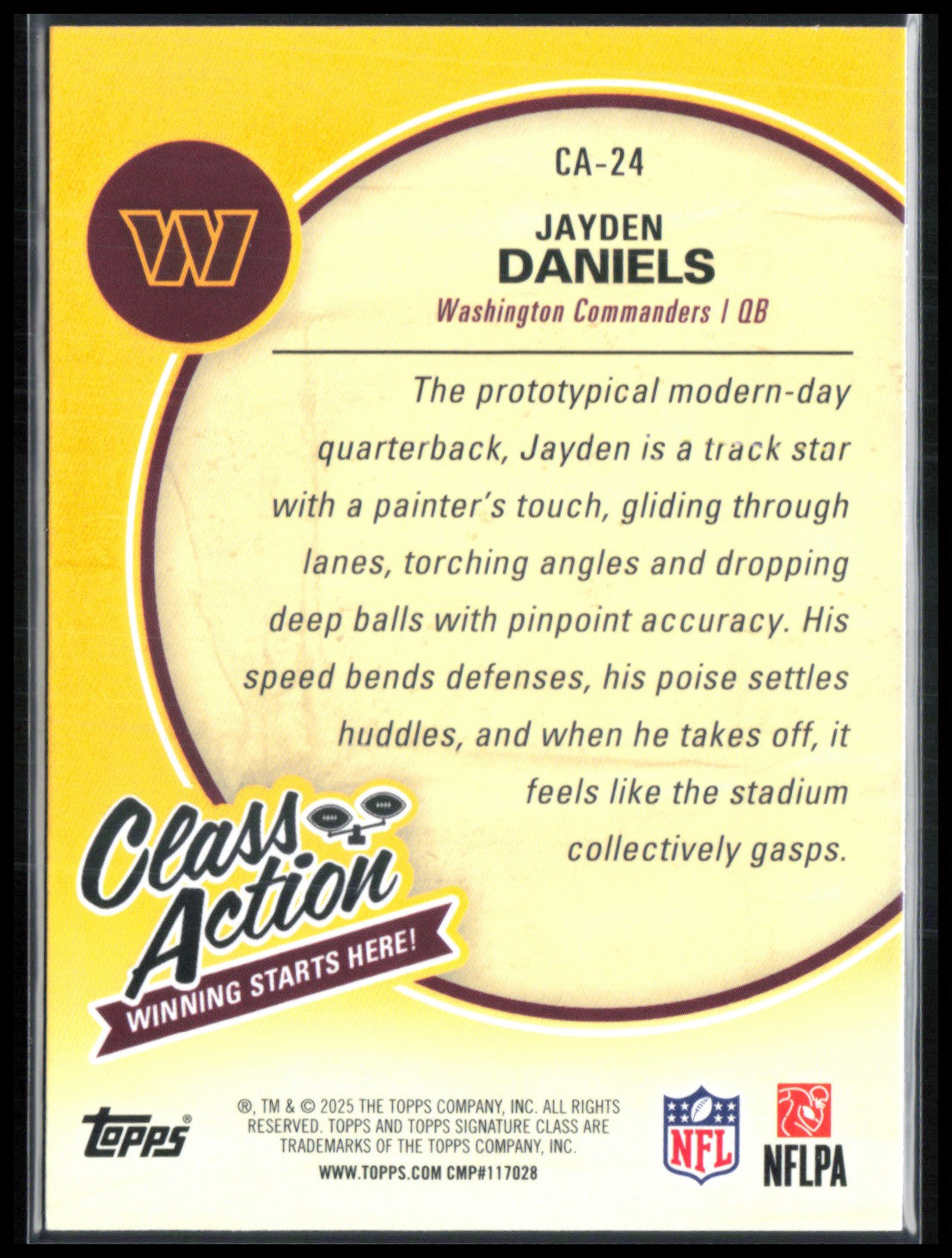 Jayden Daniels Class Action